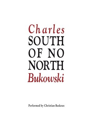 South of No North - Audiobook